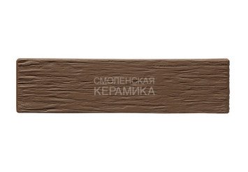 Кирпич облицовочный керамический ЖКЗ Темно-коричневый Бархан 1НФ
