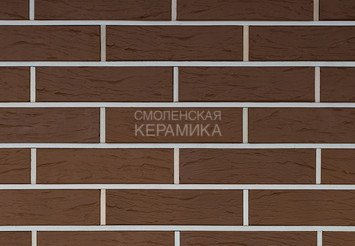 Кирпич облицовочный КЕРМА 0,7НФ, Шоколад рустик