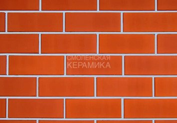Кирпич облицовочный КЕРМА 1,4НФ, Красный гладкий