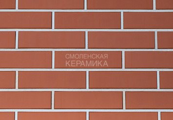 Кирпич облицовочный КЕРМА 1НФ, Красный гладкий