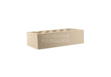 Кирпич облицовочный КЕРМА 1НФ, Пшеничное лето, рустик, утолщенная стенка