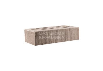Кирпич облицовочный КЕРМА 1НФ, Серебро бархат, утолщенная стенка