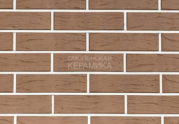 Кирпич облицовочный КЕРМА 1НФ, Терракот рустик