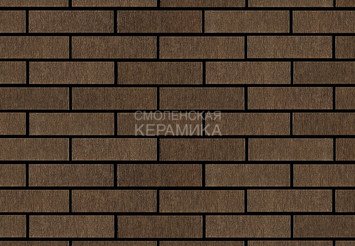 Кирпич облицовочный СТАРЫЙ ОСКОЛ Коричневый антик 0,7НФ
