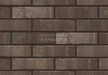 Кирпич облицовочный СТАРЫЙ ОСКОЛ Коричневый антик 1НФ