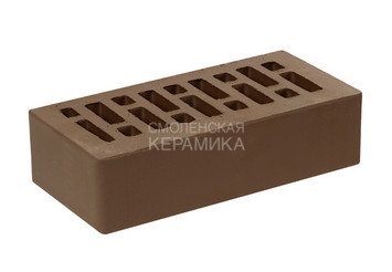 Кирпич облицовочный СТАРЫЙ ОСКОЛ Коричневый гладкий 1НФ