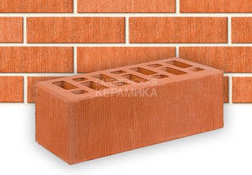 Кирпич облицовочный СТАРЫЙ ОСКОЛ Красный бархат 1,4НФ