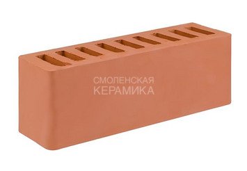 Кирпич облицовочный СТАРЫЙ ОСКОЛ Красный гладкий 0,96НФ