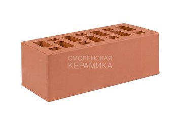 Кирпич облицовочный СТАРЫЙ ОСКОЛ Красный гладкий 1,4НФ