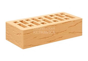 Кирпич облицовочный СТАРЫЙ ОСКОЛ Солома рустик 1НФ