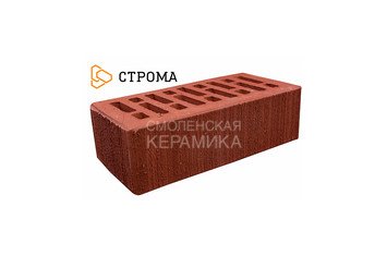 Кирпич облицовочный СТРОМА, 1,4НФ Бордо бархат