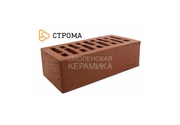Кирпич облицовочный СТРОМА, 1,4НФ Коричневый рустик