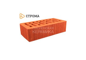 Кирпич облицовочный СТРОМА, 1,4НФ Красный бархат