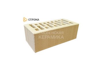 Кирпич облицовочный СТРОМА, 1,4НФ Слоновая кость бархат