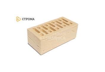 Кирпич облицовочный СТРОМА, 1,4НФ Слоновая кость кора дуба