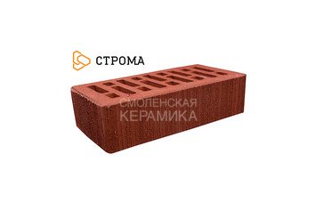 Кирпич облицовочный СТРОМА, 1НФ Бордо бархат