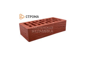 Кирпич облицовочный СТРОМА, 1НФ Бордо рустик