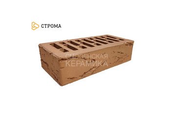 Кирпич облицовочный СТРОМА, 1НФ Коричневый кора дуба