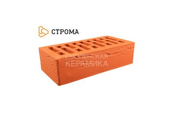 Кирпич облицовочный СТРОМА, 1НФ Красный рустик