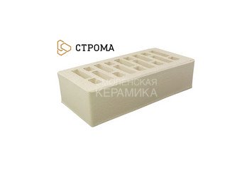 Кирпич облицовочный СТРОМА, 1НФ Латте гладкий