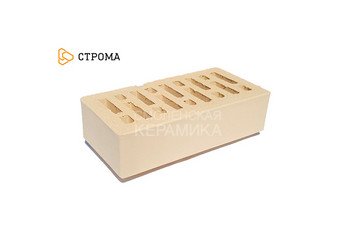 Кирпич облицовочный СТРОМА, 1НФ Слоновая кость гладкий
