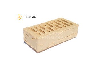 Кирпич облицовочный СТРОМА, 1НФ Слоновая кость кора дуба
