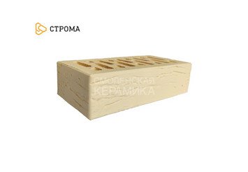 Кирпич облицовочный СТРОМА, 1НФ Слоновая кость рустик