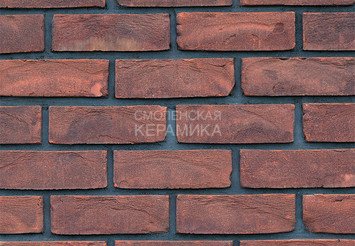 Кирпич облицовочный ТЕЛЛУРА ОХРА НА КРАСНОМ, ручная формовка, М125, 210x100x65 мм