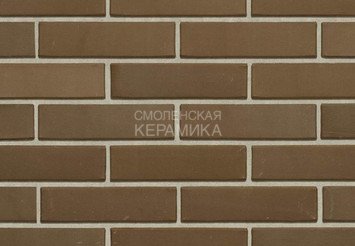 Кирпич печной полнотелый радиусный КС-Керамик "Тёмный шоколад" R60