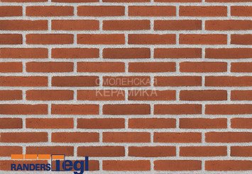 Кирпич печной ручной формовки Randers Tegl RT 307 rot handstrichziegel