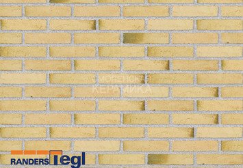 Кирпич печной ручной формовки Randers Tegl RT 412 gelb malakit handstrichziegel
