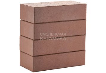 Кирпич рабочий одинарный полнотелый М250 1 НФ, коричневый
