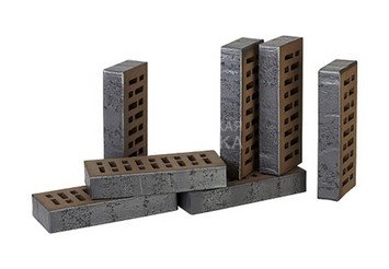 Кирпич ригельный керамический RECKE 0,8НФ арт. 5-32-00-2-12 Krator
