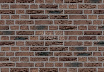 Кирпич ручной формовки Wesretwaelder Klinker WK 920 Ruhrtal Mangan WDF