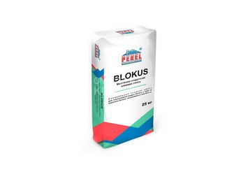 Клеевая смесь для газоблоков PEREL Blokus 5318 серая, 25 кг зимняя