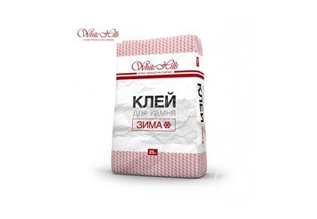 Клей для камня White-Hills «Зима», серый 25 кг