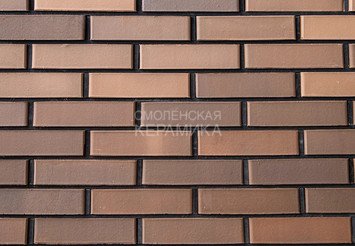 Клинкер фасадный Керма Премиум Коричневый гладкий WDF