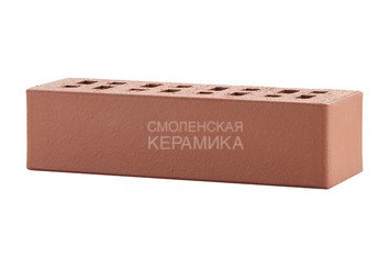 Клинкер фасадный ЛСР «Эдинбург» темно-красный гладкий