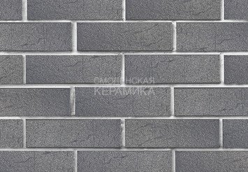 Клинкер фасадный ЛСР «Эльфюс» серебристый винтаж