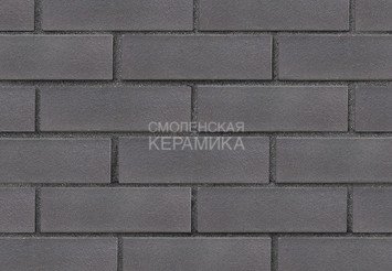 Клинкер фасадный ЛСР «Гётеборг» графитовый гладкий
