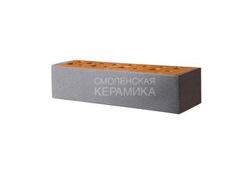 Клинкер фасадный ЛСР «Харстад» серый с серебром гладкий