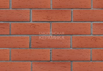 Клинкер фасадный ЛСР «Лондон» красный береста
