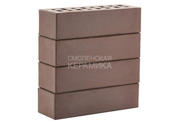 Клинкер фасадный ЛСР «Мюнхен» коричневый гладкий