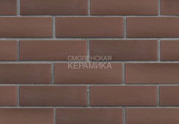 Клинкер фасадный ЛСР «Мюнхен» коричневый гладкий