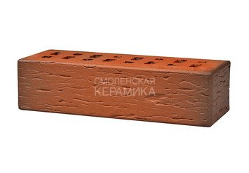 Клинкер фасадный ЛСР «Ноттингем» красный флэш береста