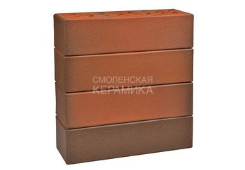 Клинкер фасадный ЛСР «Ноттингем» красный флэш гладкий