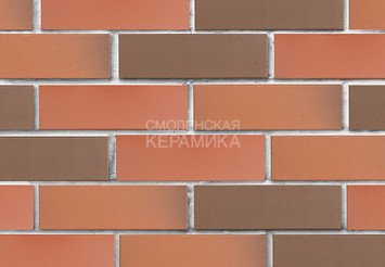 Клинкер фасадный ЛСР «Ноттингем» красный флэш гладкий
