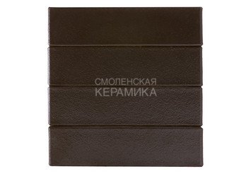 Клинкер фасадный ЛСР «Рейкьявик» черный гладкий глянцевый