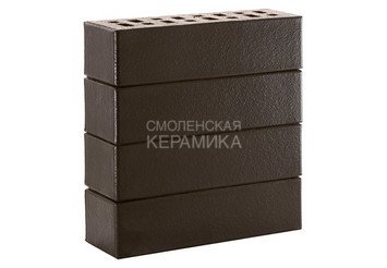 Клинкер фасадный ЛСР «Рейкьявик» черный гладкий глянцевый