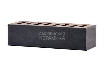 Клинкер фасадный ЛСР «Рейкьявик» черный гладкий матовый